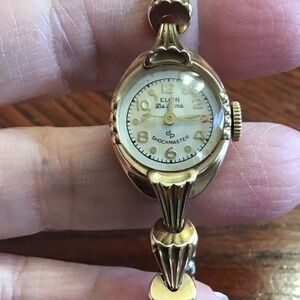 Elgin Women's Gold filled Shockmaster Watch